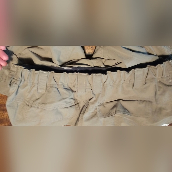 REI Pants Mens 30L Long Tan Khaki Beige Cargo Nylon Hiking Stretch Outdoor - Picture 11 of 14